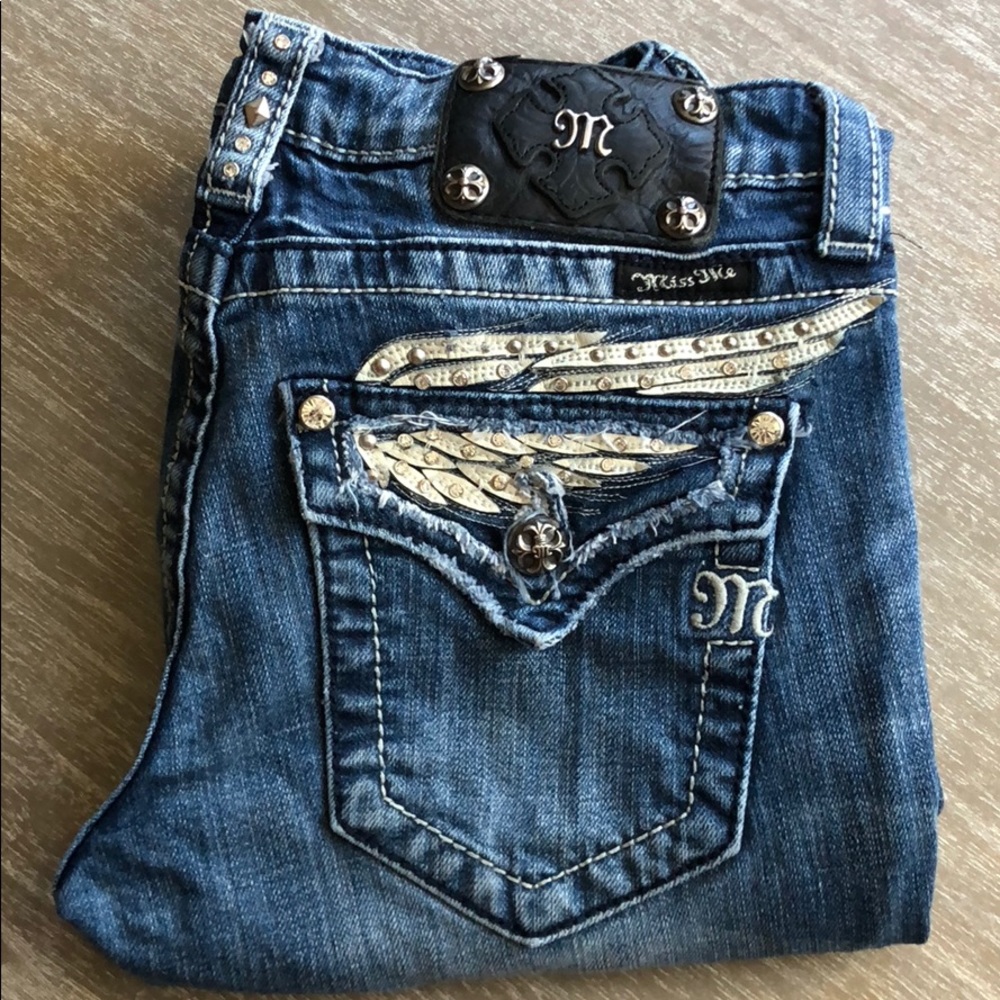 Miss Me Jeans JP5330B3 Angel wings